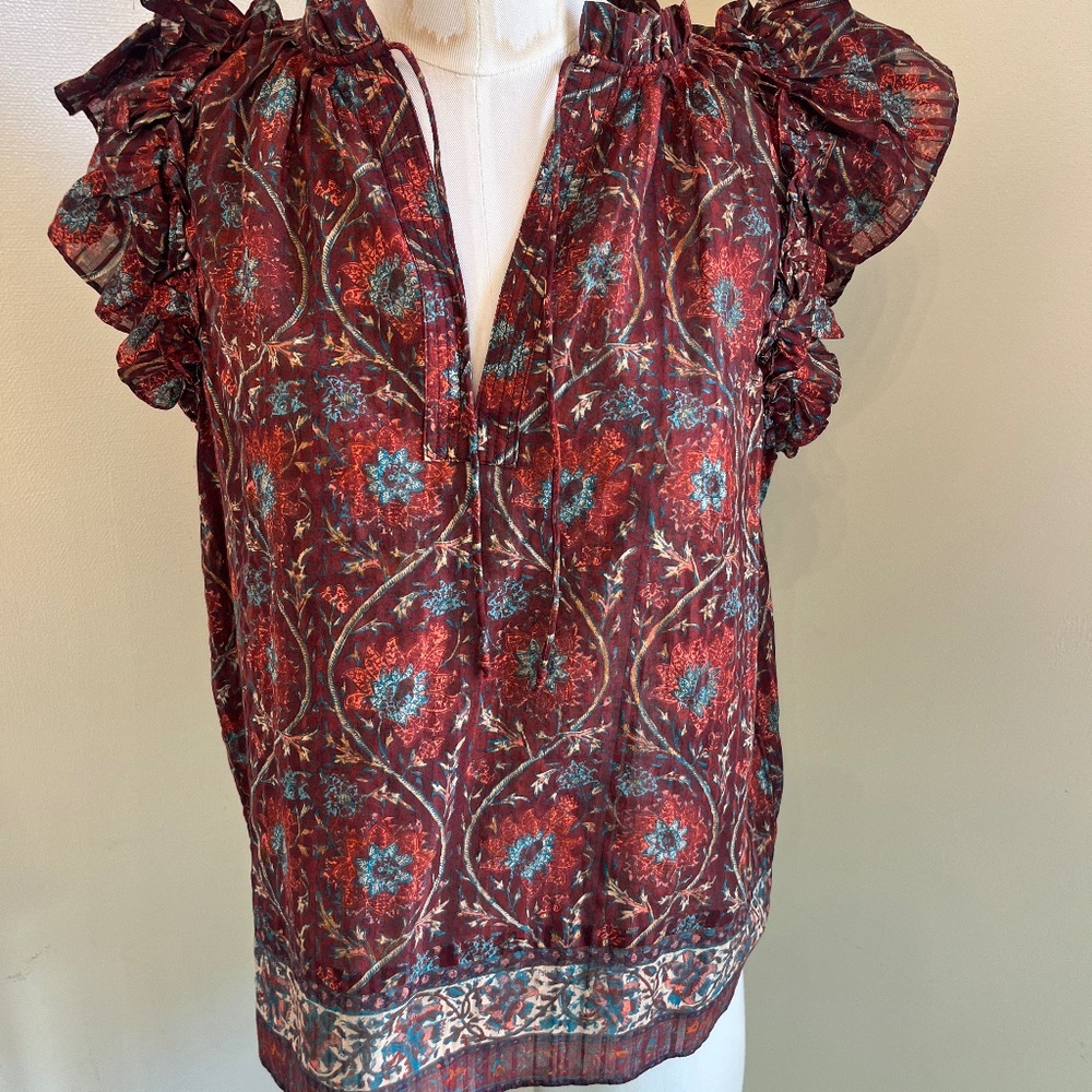 Ulla Johnson, size 2, floral top, NEVER WORN